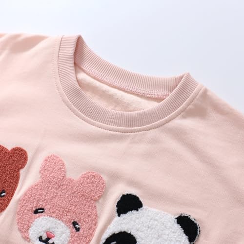 Image of Urtrend Little Girls' Kids 2 Pieces Long Sleeve Top Pants Leggings Clothes Set Outfits
