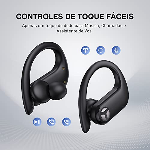 Tranya X5 Fone de Ouvido Esportivo Sem Fio Fone Bluetooth 5.3