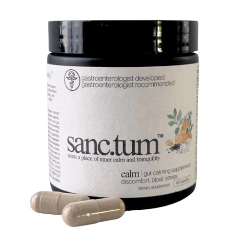 Sanctum™ Physician Formulated & Physician Recommended Gut Calming Supplement for Discomfort, Bloating, and Stress