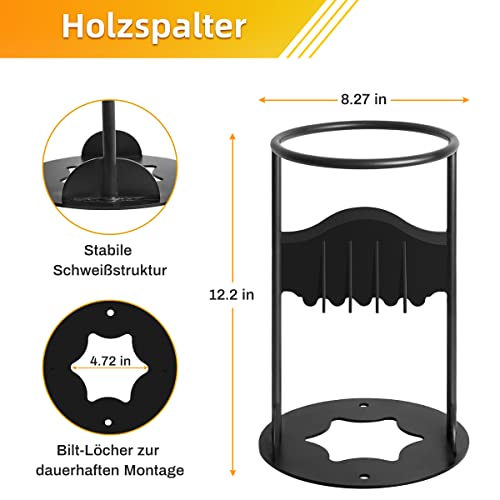 Foto von Bigzzia Quick Holzspalter, Manuelles Spaltwerkzeug zum Spalten von Holz mit einem Durchmesser von 6,9