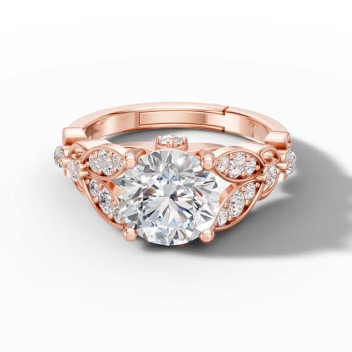 Image of Miss Highness 925 Silver Floral Solitaire Adjustable Ring for Women | Minimal Modern Design | Silver Jewellery With Authenticity Certificate | Gift for Girlfriend Wife | Daily Wear Ring