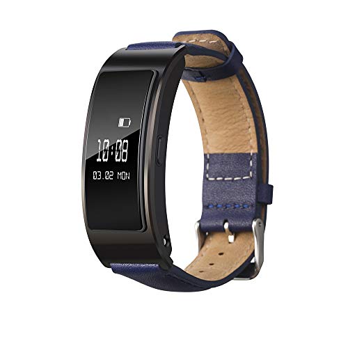 yeacher Pulseira de relógio de couro genuíno de 16 mm pulseira de reposição de liberação rápida para
