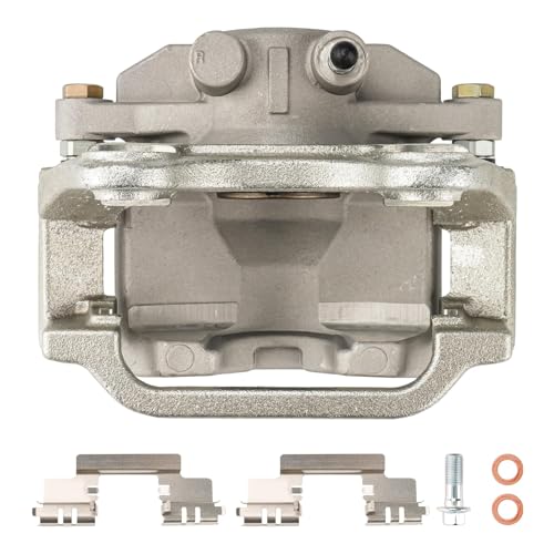 Image of KAX Disc Brake Caliper Assembly for Chevrolet, GMC, Cadillac-2007-2018 Silverado 1500 | 2007-2018 Sierra 1500 | 2007-2020 Tahoe | 2007-2020 Yukon, Rear Right Passenger Side