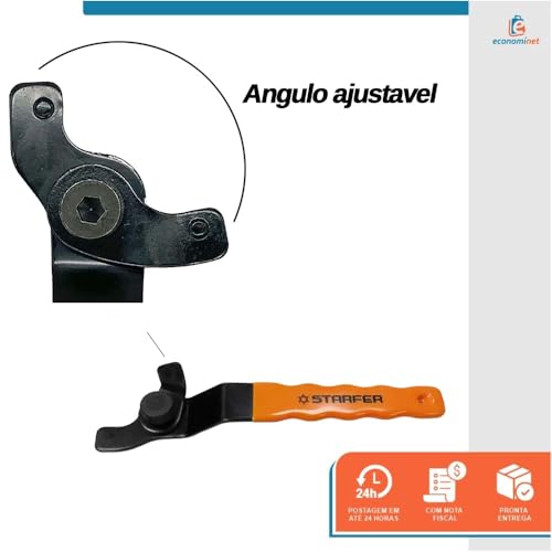 Chave para Esmerilhadeira Angular Universal Ajustável Perfeito para Discos de Corte e Lixar - Starfe