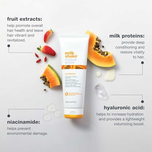 Acondicionador milk_shake moisture de 1000ml que elimina el frizz del pelo deshidratado 4
