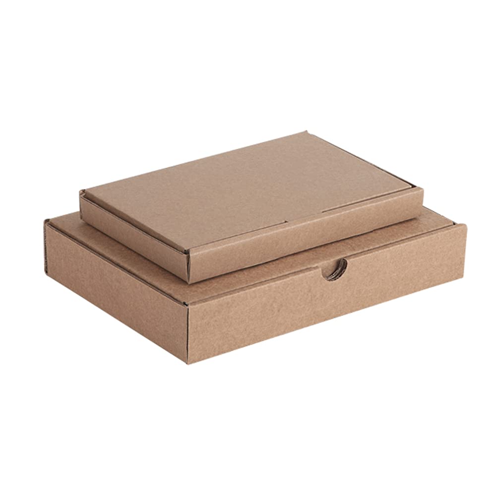 Propac z-boyfp26 caja troqueladas extrapiatte Avana, 26 x 26 x 5 cm, paquete de 50