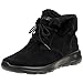 Produktbild Skechers Damen On-the-go Joy Kurzschaft Stiefel, Schwarz(Black Suede/Trim Bbk), 38 EU