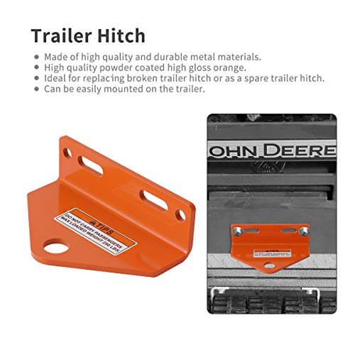 Lenink Universal Trailer Hitch For Zero Turn Mower, Heavy Duty Mower Hitch Mount 3/16'' Thick #TOP1