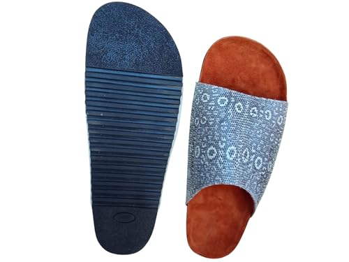 Genuine Lizard Slide Leather Sandals2