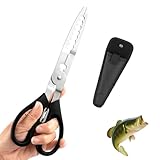 YBGGJO フィッシュグリップ 魚つかみトング ステンレス製 魚掴み器 魚つかみ はさみ式 太刀魚バサミ 握りやす 携帯便利 軽量 釣り用品