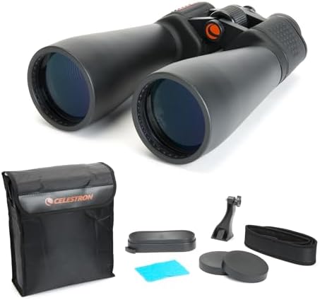 Celestron 71009 SkyMaster 15x70mm Porro Prism Binoculars with Mul...