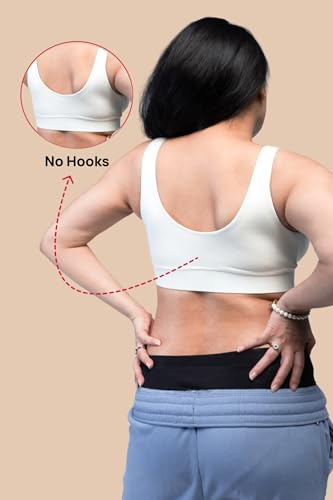 Image of &Circus Maternity Bra | Nursing Bra for Women | Pull Down Feeding Bra | Non Padded Bra for Women Slip On | Tencel Micromodal