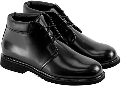 Thorogood 834-6032 Men's Uniform Classic Leather Chukka, Black - 12 W US