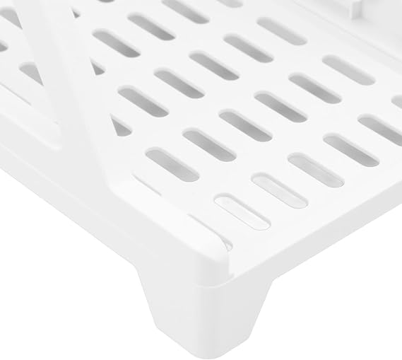 Barcode Printer Stand Lightweight Durable Mini Stand for (White)