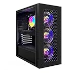 STGsivir PC Gamer Fixe,Ordinateur Gaming,GeForce RTX 2060 Super 8Go GDDR6,Core i7 8th up to 4.1 Ghz,32Go DDR4,1To SSD,WIFI6,BT5.0,Ventilateur RGB x3,Windows11 Pro