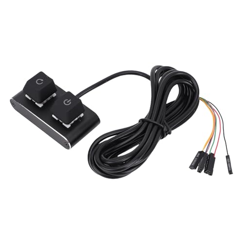 LICAEVEY PC Power RGB Switch Splitter 2M Cable