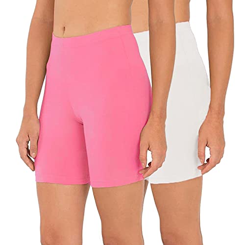 Image of OUTFLITS Ladies Cycling Shorts| Under Dress | Yoga Shorts | Workout Shorts | Running Shorts | Exercise Shorts | Gym Shorts for Womens