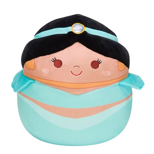 Squishmallows Disney Little Plush 8" Princess Jasmine Officially Licensed Kellytoy Soft Gift for Kids Girls & Boys Washable Squishy Stuff Toy Multicolor All Age