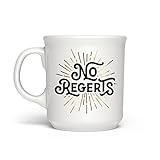 Genuine Fred SAY ANYTHING Gold Accent Coffee Mug, 16-Ounce, Regerts, Regular -