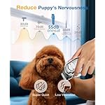 oneisall Dog Clippers for Grooming for Thick Heavy Coats/Low Noise Rechargeable Cordless Pet Shaver with Stainless Steel Blade/Waterproof Dog Shaver for Dogs Pets and Animals (Sliver) - Image 5