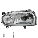 H1 original de Osram Faro izquierdo Golf III 3 tipo 1H año de fabricación 91-97 H1+H1, incluye bombillas OSRAM.