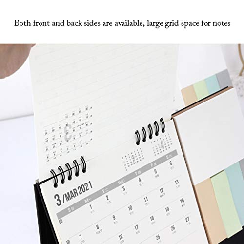 ZANZAN Kalenders Kleine Bureau Kalender Office Desktop Stand Up