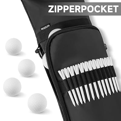 AKOZLIN Golf Carry Bag 3-6 Golf Clubs Lightweight Foldable Travel Sunday Golf Bag Case with Strap