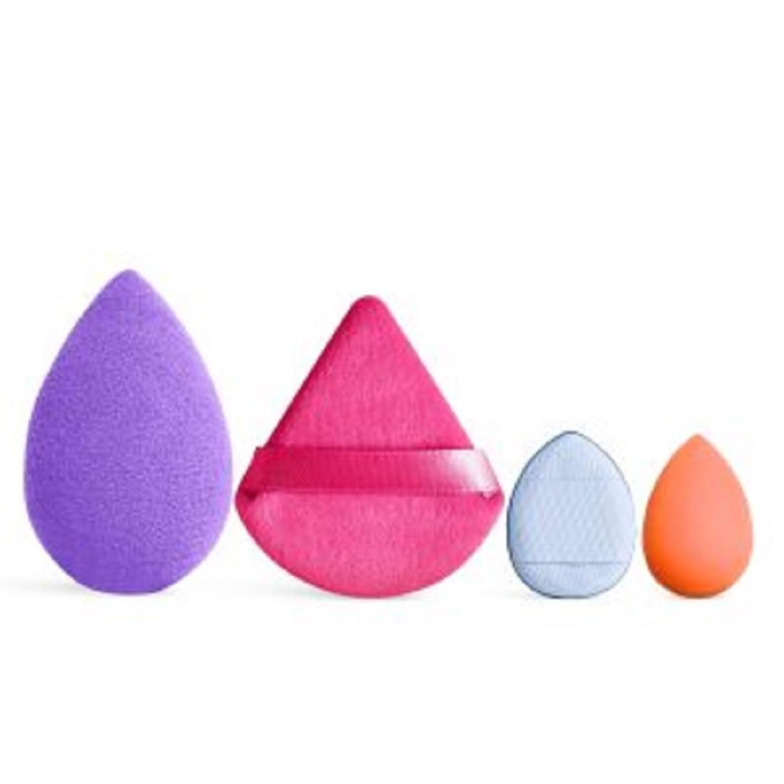 Makeup Blender Sponge & Triangle Pizza Powder Puff Set (Pack Of-4)-image-45