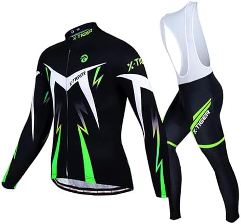 Shimano Thermal Winter Fietsshirt Lange Mouwen Neon Geel/Zwart Heren