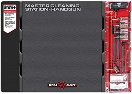 Real Avid Master Cleaning Station - Handgun , Black/Red