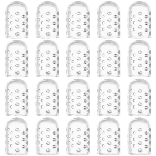 20 PCS Silicone Toe Protectors, Breathable Toe Bandages, Anti-Friction Toe Covers, Flexible Toe Caps for Multiple Shoe Types