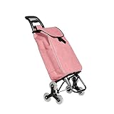 ❤ ❤ Sicherheit & Stabilität】 Dieser Einkaufswagen mit 6 PU-Rädern ist die sicherere und stabilere Option.Es ist leicht zu manövrieren und zum Wenden leicht;Faltbarer Gepäckwagen Leicht rollbarer Einkaufswagen, kann bei Nichtgebrauch flach gefaltet werden, um die Aufbewahrung zu vereinfachen.