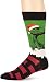 Socksmith Men's Raptor Claus Green Habanero One Size