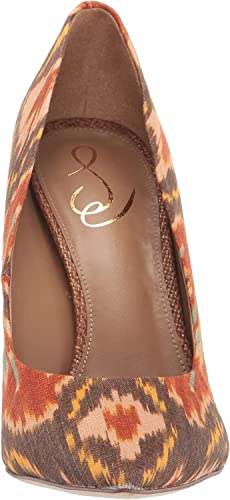 Image of Sam Edelman Hazel - Sandals for Women - Synthetic Insole - Leather Outsole - Low-cut Vamp - High Stiletto Heel Sunset Orange 7.5 W