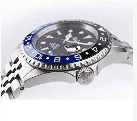 Orologio Perseo Subaquatic 6785 GMT Automatico Sellitta SW 300 Swiss Made  (Blu-Nero) : Amazon.it: Moda