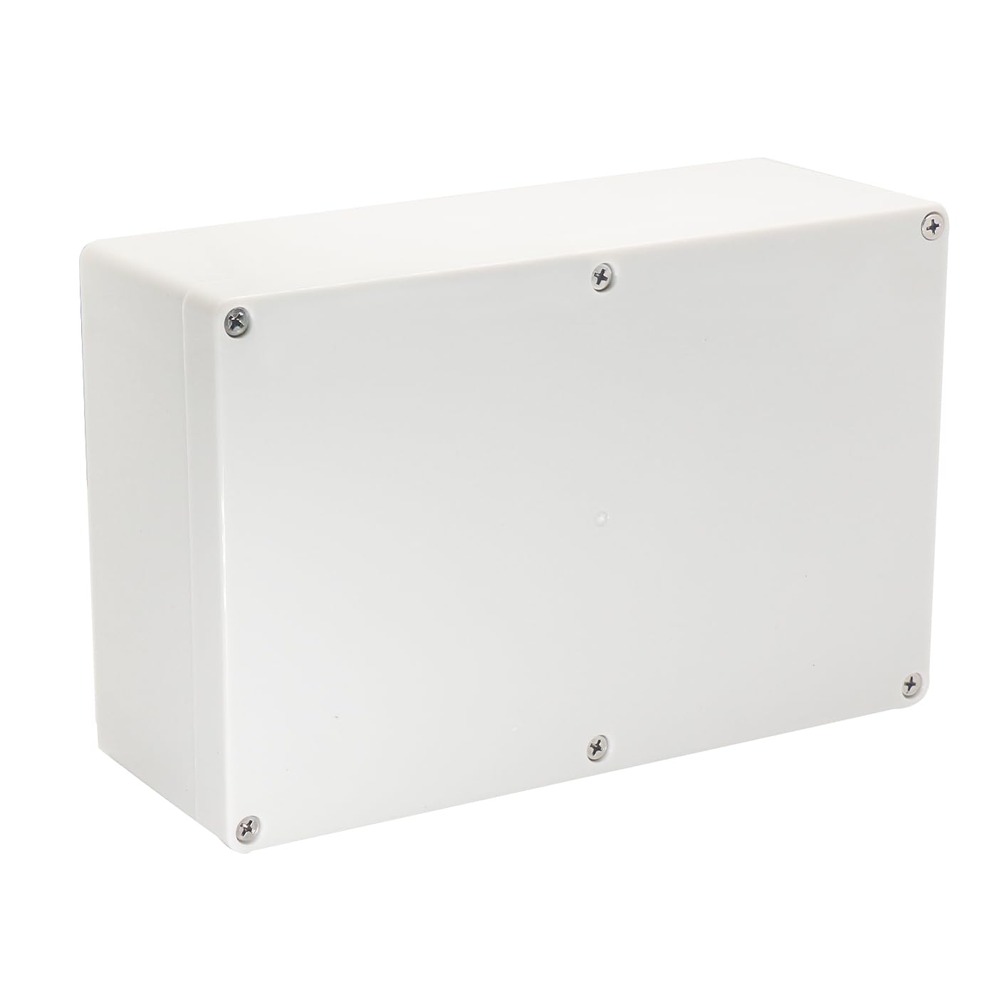 Raculety Project Box IP65 Waterproof Junction Box ABS Plastic Electrical Boxes DIY Electronic Project Case Power Enclosure White 9.06x5.90x3.43 inch (