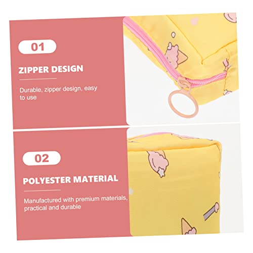 Healeved 2 Pçs Bolsa De Armazenamento De Absorvente Higiênico Carteiras Grandes Para Capacidade Extr