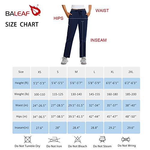 image for BALEAF Women's Lightweight Fleece Sweatpants Running Zipper Pockets At