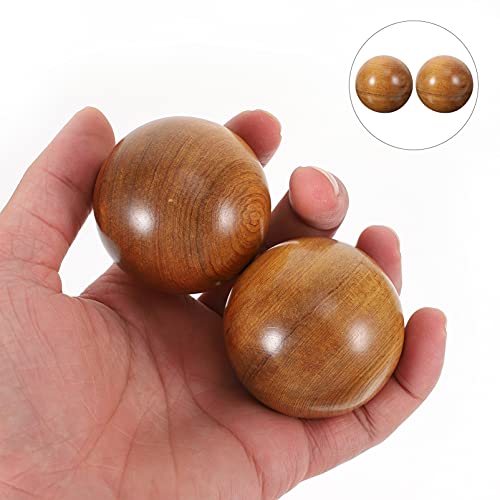 Qi-Gong Kugeln Heallily aus Holz – 2 Stück Baoding Kugeln für Entspannung