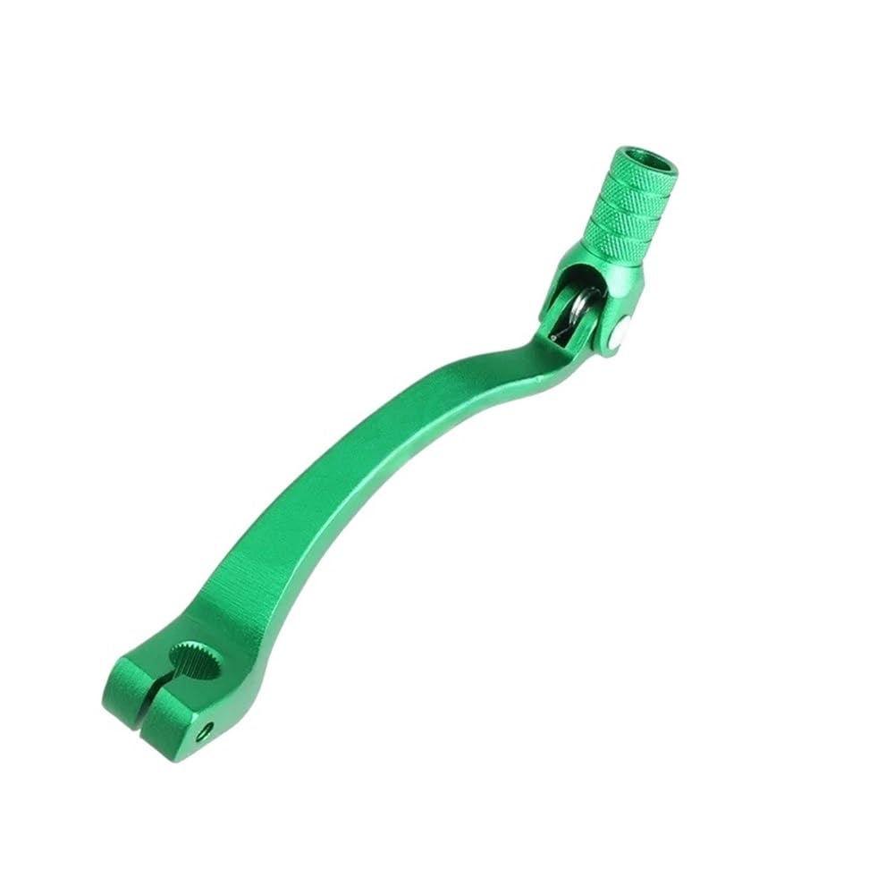 Xvedfh Green Gear Shifter Pedal Motorcycle Cnc Aluminium Folding Gear Shifter Shift Lever Dirt Pit Bike For 50Cc 70Cc 110Cc 125Cc For Crf Klx 50