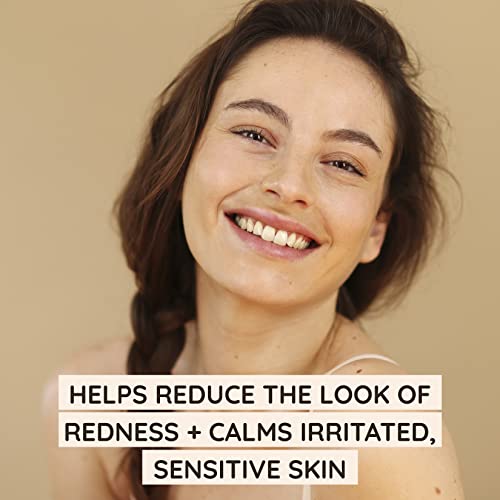 Aveeno Calm + Restore Redness Relief Foaming Cleanser, Daily Facial Cleanser With Calming Feverfew To Help Reduce The Appearance Of Redness, Hypoallergenic & Fragrance-Free, 6 Fl. Oz #TOP1