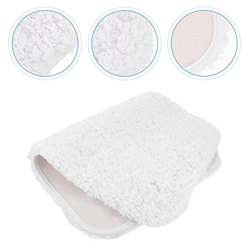 Tapis de salle de bain absorbant lavable machine et tapis de sol blanc antidérapant - 5