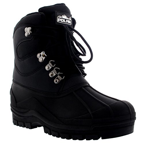 POLAR Mens Snow Waterproof Duck Hiking Bean Hiker Walking Short Ankle Boots3
