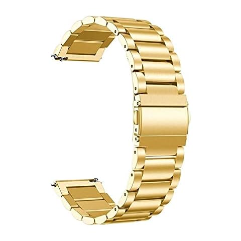 Metal Mesh Band,Watch Strape Metal Strap for Watch GT2e / GT2 46MM 2 Band Bracelet Stainless Straps Wrist Band (Band Color : Gold-s) Cover