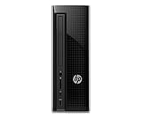 HP Slimline Desktop Computer, Intel Pentium J4205, 4GB RAM, 1TB hard drive, Windows 10 (270-a010, Black)