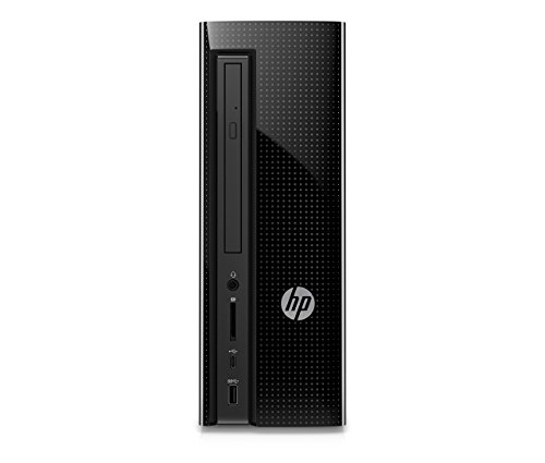 HP Slimline Desktop Computer, Intel Pentium J4205, 4GB RAM, 1TB hard drive, Windows 10 (270-a010, Black)