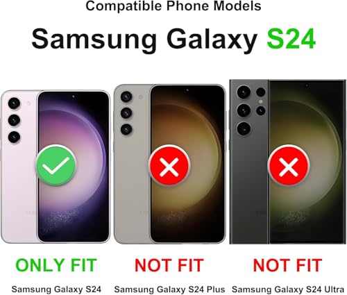 Coque Galaxy S24 robuste rouge anti-casse écran et objectif - 2