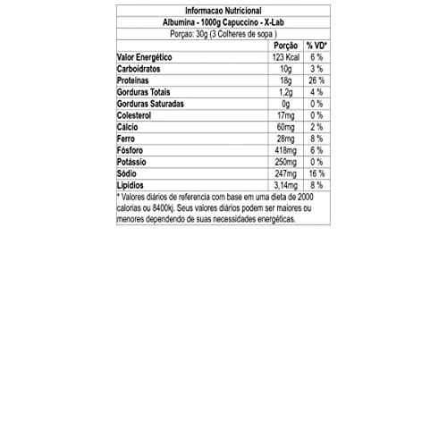 Albumina - 1000g Capuccino - X-Lab, Xlab, 1000 G