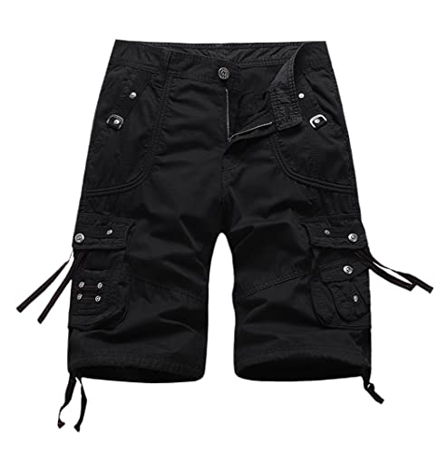 Short cargo en coton homme pour éviter la chaleur avec des poches pratiques et un style décontracté