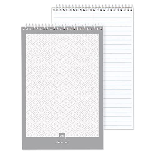 Office Depot(R) Steno Books, 6In. X 9In., Gregg Ruled, 70 Sheets, White, Pack Of 12 #TOP1